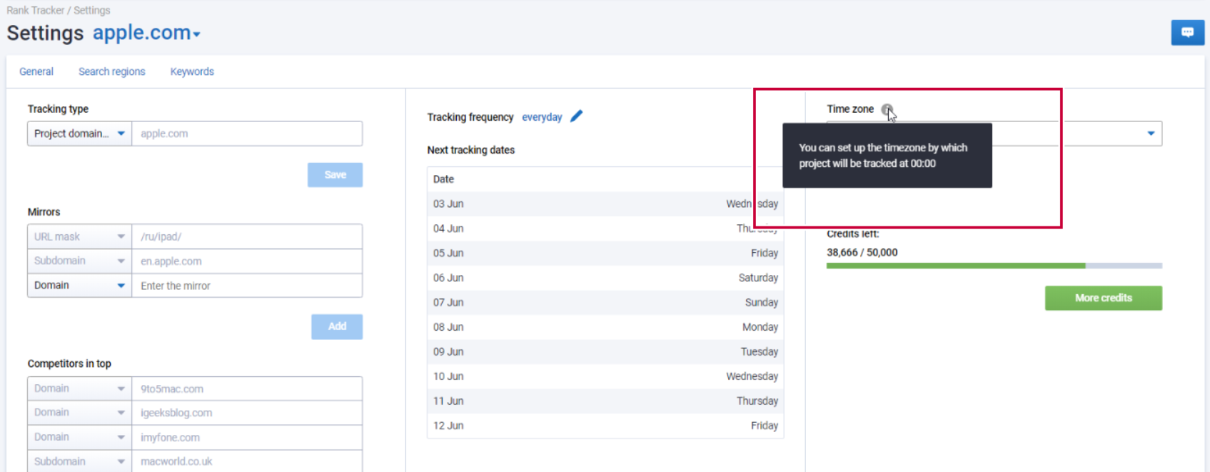 Why is the domain position in the Rank Tracker report for today different from the actual issue (checking in the afternoon)? 16261788768597
